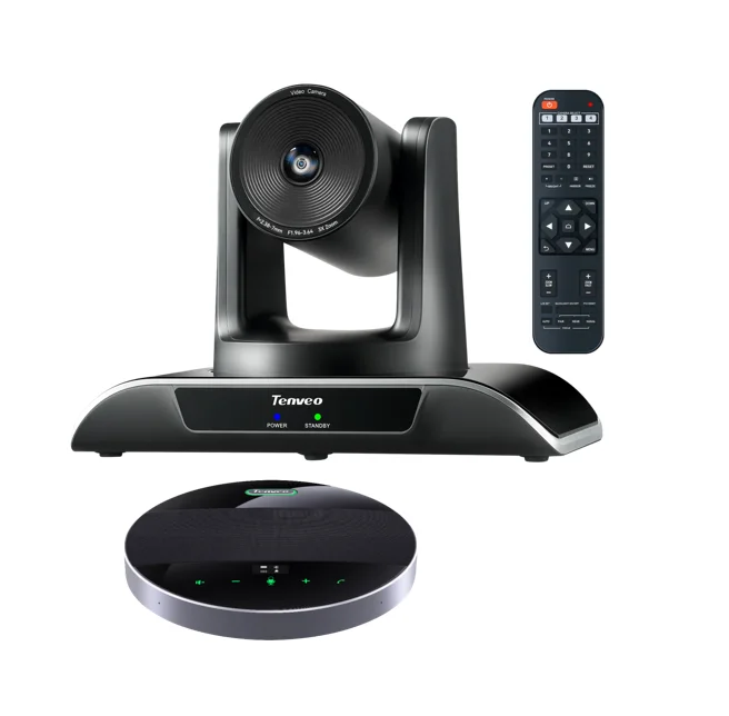 Tenveo VHD3U USB HDMI 3X Zoom Video Conferencing Camera M5B Wireless Bluetooth Speakerphone Video Conference Camera System