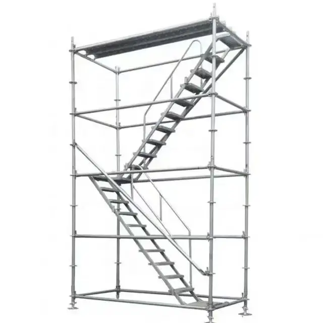 Construction Multidirectional Galvanized Layher 48mm ringlock scaffolding Andaimes Customized Lightweight Ringlock scaffolding