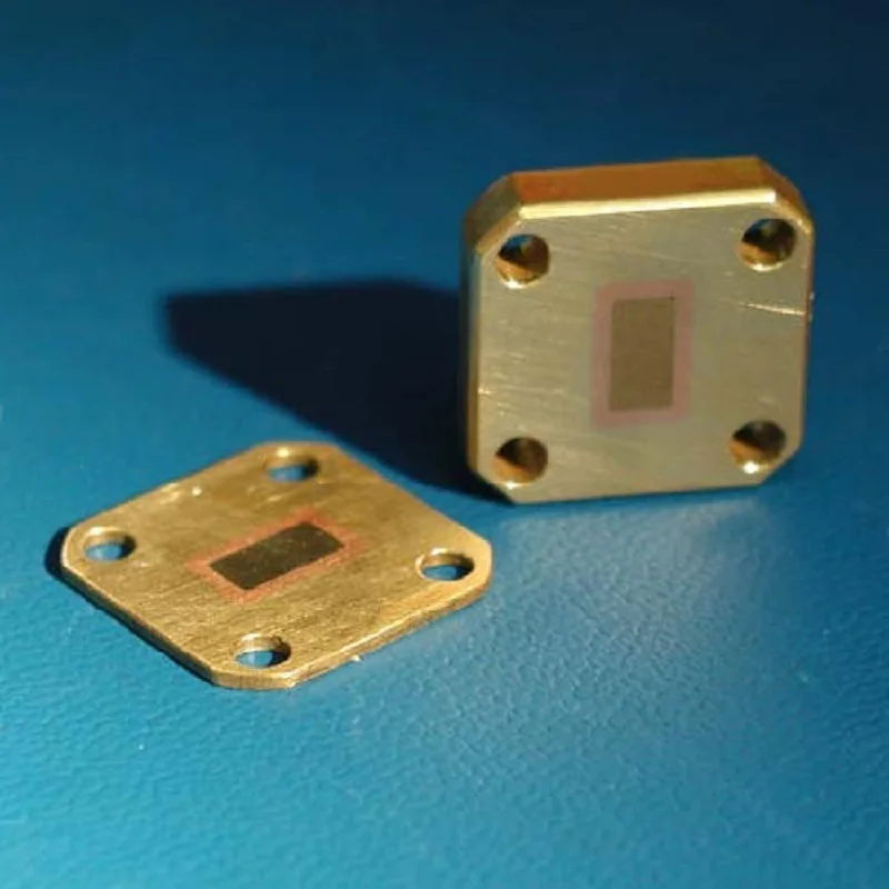 CNC квадратная крышка фланца миллиметра контактная обработка заводской латунный фланец направляющей сигнала