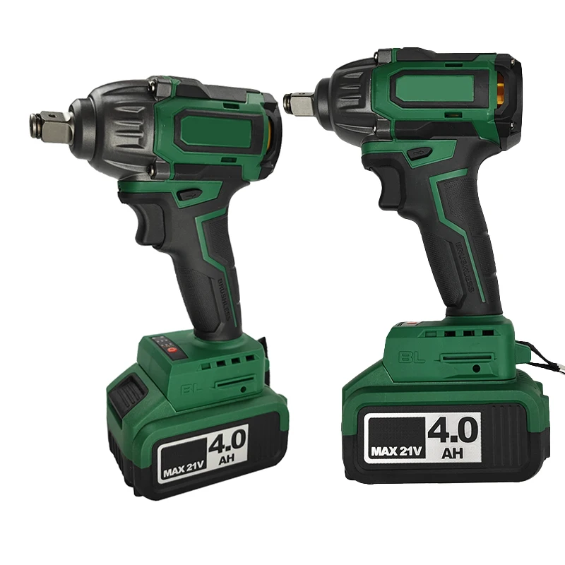 600 Nm 1/2 Inch Impact Cordless Brushless Electronic High Power Torque Wrench