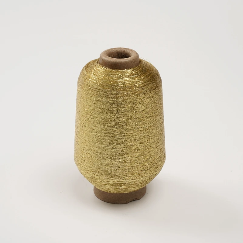 
gold thread mh silver metallic yarn silver metallic knitting yarn metallic flat yarn 