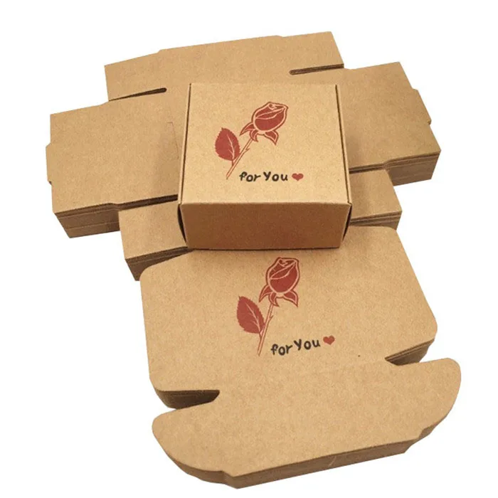 custom recyclable craft paper wax melts packaging box