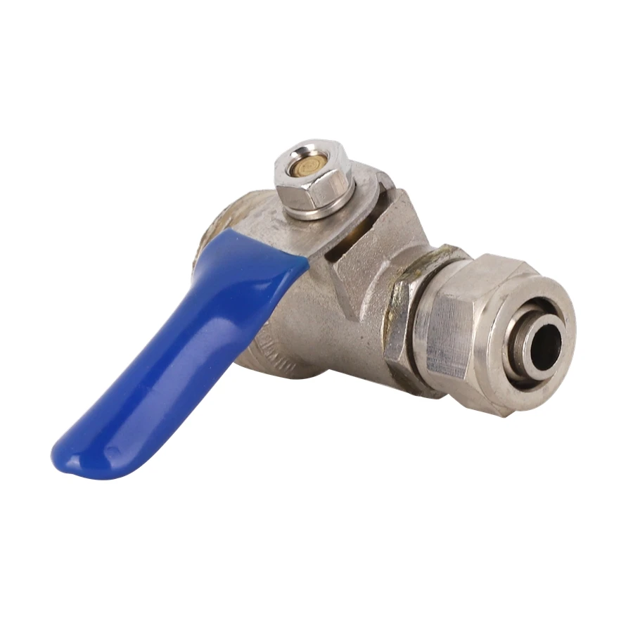 Увлекательная цена, новый тип, фитинг для очистителя воды обратного осмоса, адаптер для подачи воды, латунный шаровой клапан