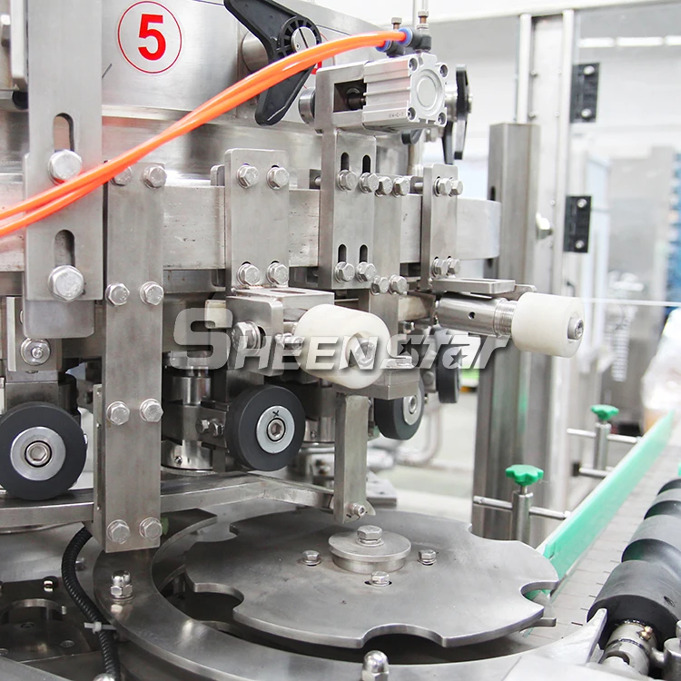 Automatic aluminum can seaming machine