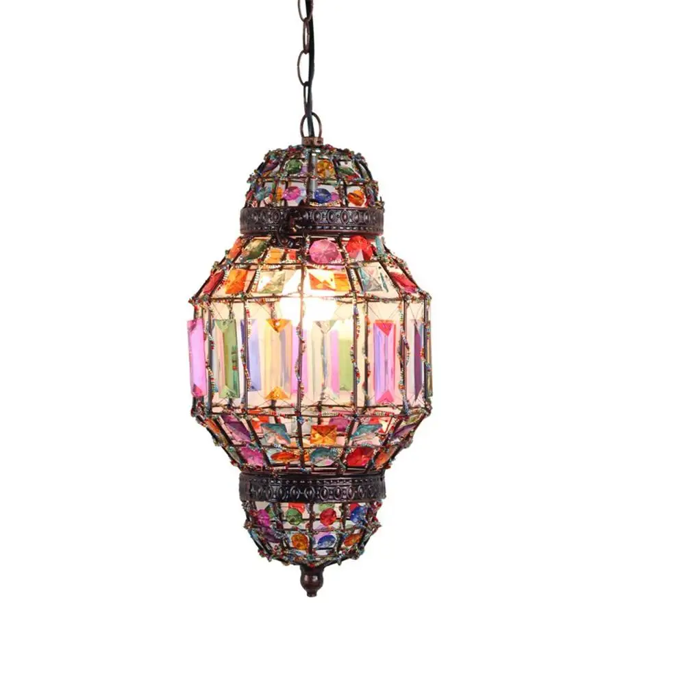 Handmade Turkish Mosaic Hanging Lantern Lamp Decorative Arabic Moroccan Chandeliers Pendant Lights