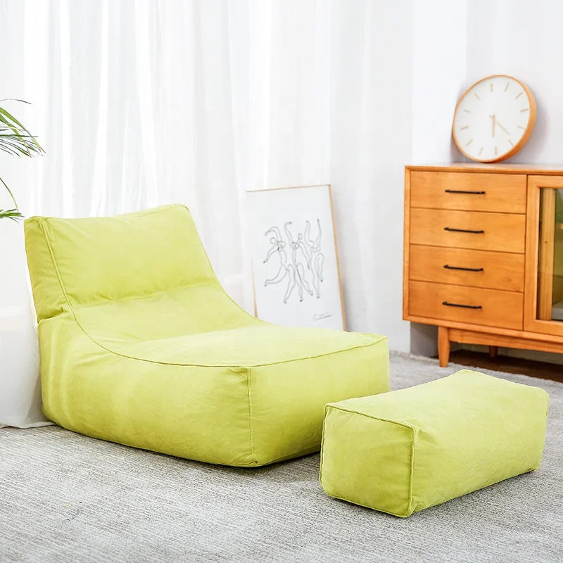 Hot sale modern living room furniture bean bag sofas without filler lounge bean bag cover