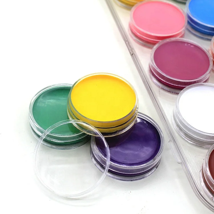 party clown perfectly safe orange optional pigment color organic face body painting