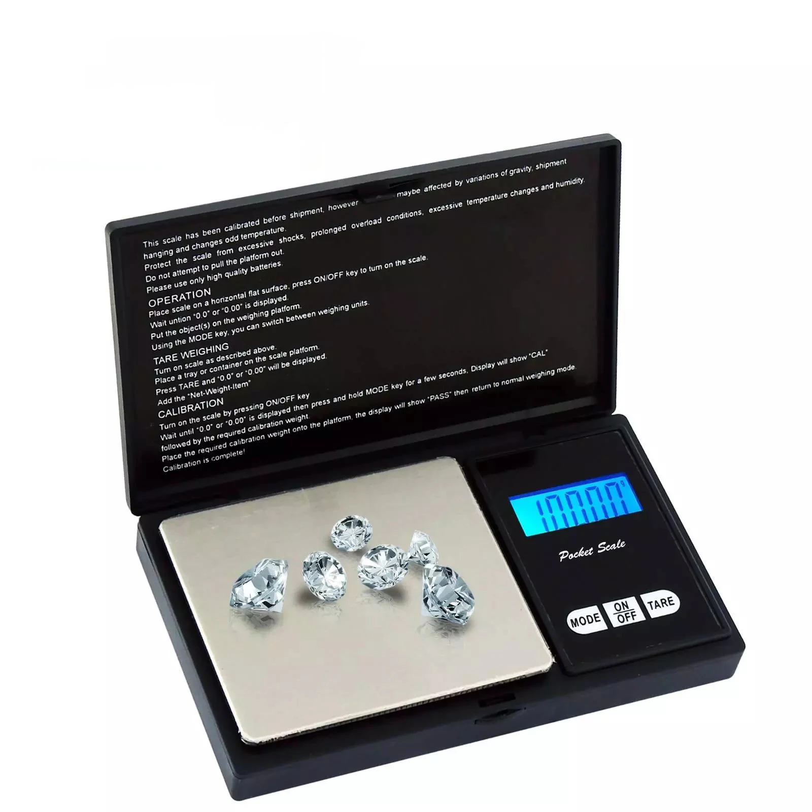 HY-CS емкость 200 г, чувствительность 0,01 г Компактная цифровая Золотая шкала