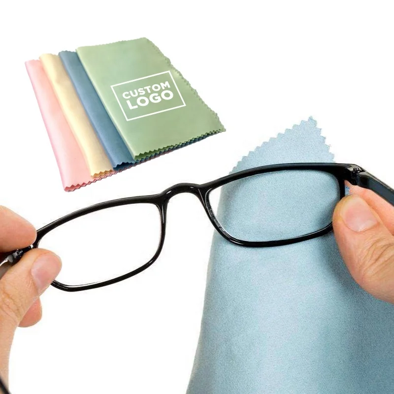 XD739 Customized/able Logo Eyeglass Lens Cleaning Cloth Sunglasses Cleaning Wipe Cloth Custom Microfiber Glasses Cleaning Cloth