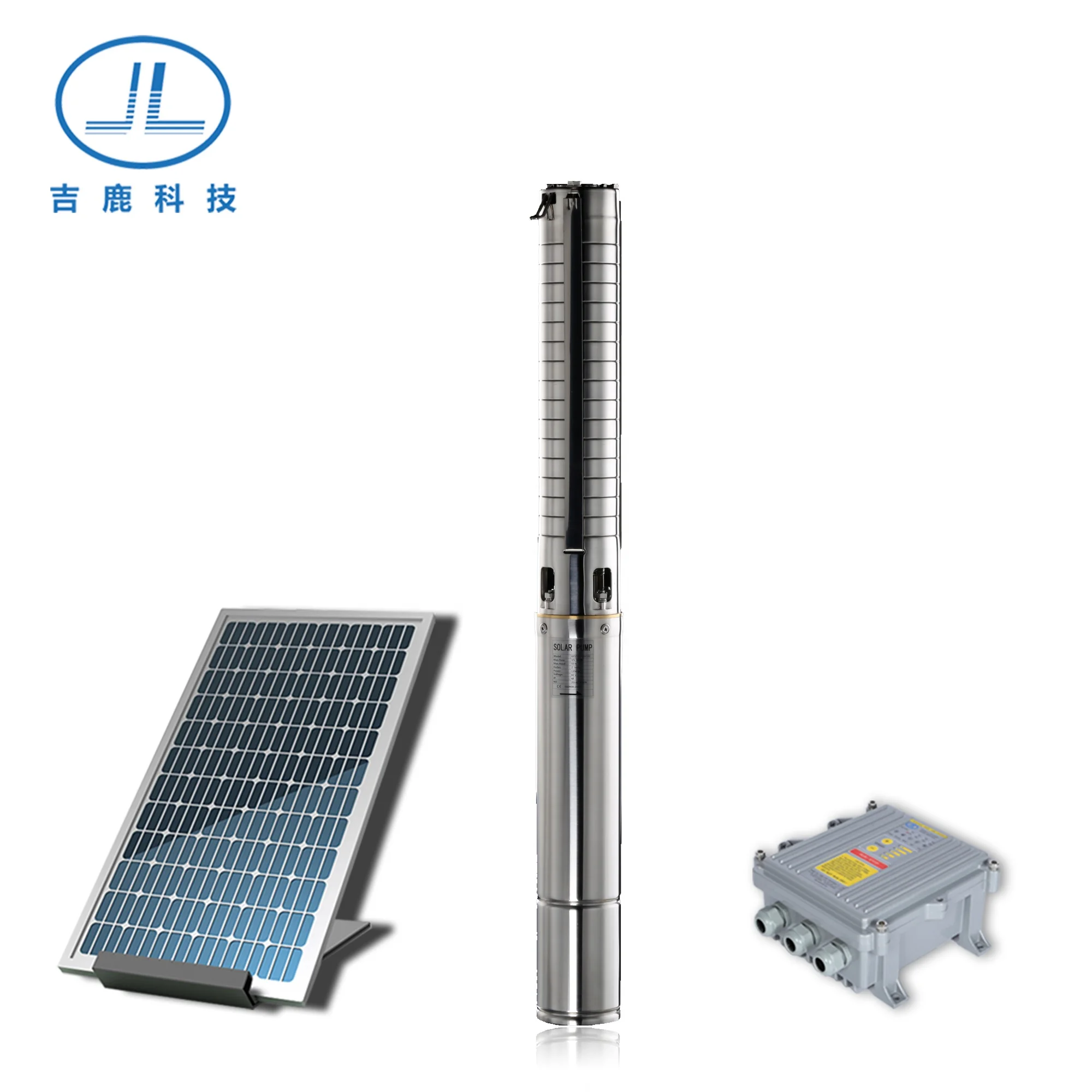 2hp 4inch dc solar submersible pump for 150m deep well good price
