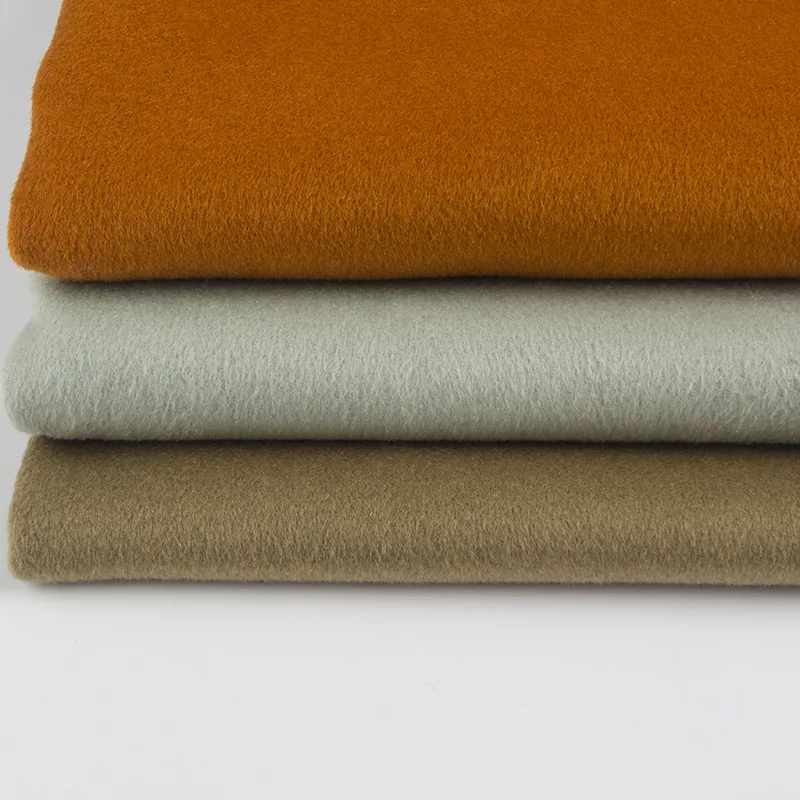 Premium Quality Double Sided 100% Woven Wool  Fabric For wool cashmere coat