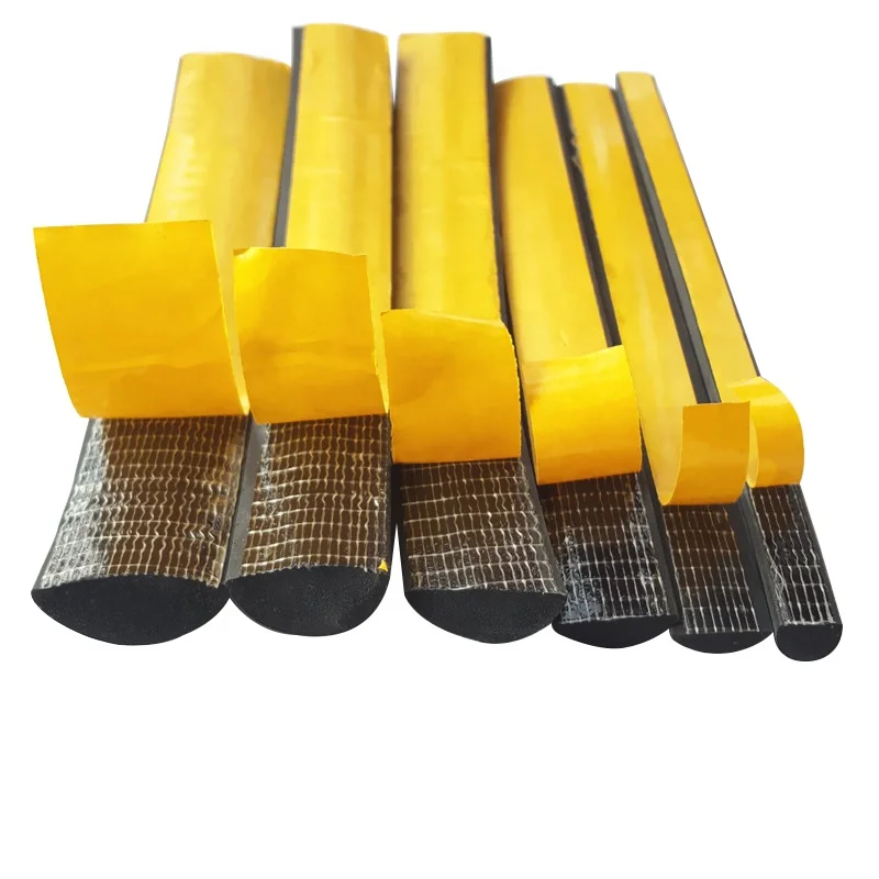 Extruded EPDM foam self adhesive rubber seal