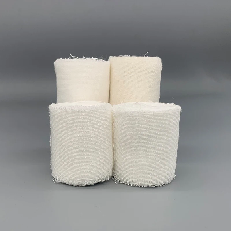 4ply 100 yards gauze big roll gauze raw material medical absorbent 1.2mx2000m 1000m large size surgical cotton jumbo gauze roll