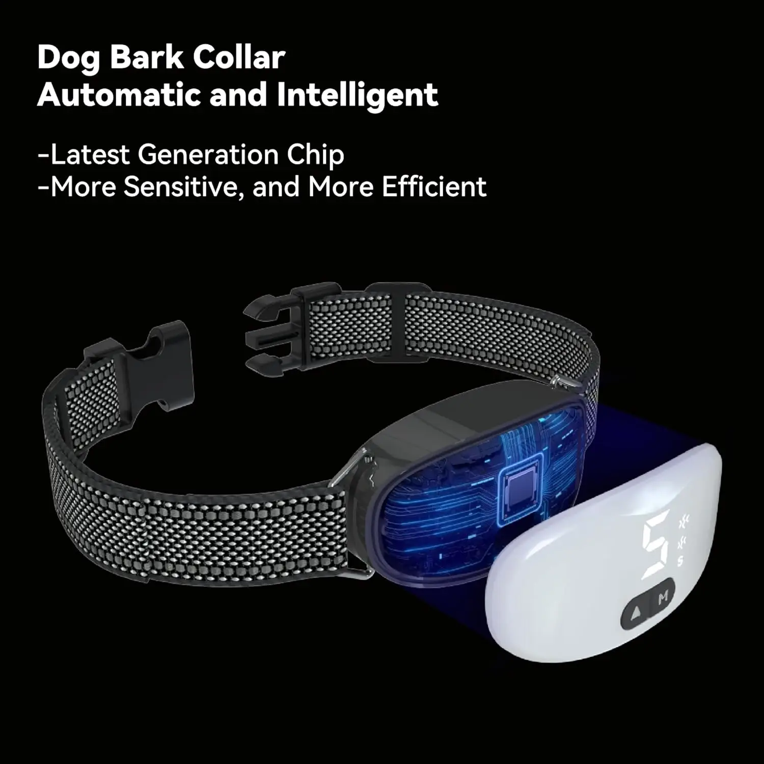 2023 Top Seller Waterproof Anti Barking Control Device USB Rechargeable Electric No Shock Stop Dog Bark Collar
