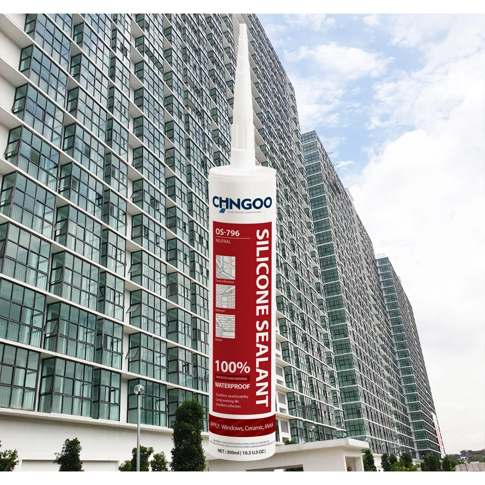 CHNGOO Roofing CT1 100 Raw RTV Liquid GEL Rubber Materials Gasket Maker Neutral Cure Adhesive Silicone Sealant Glue for PCB