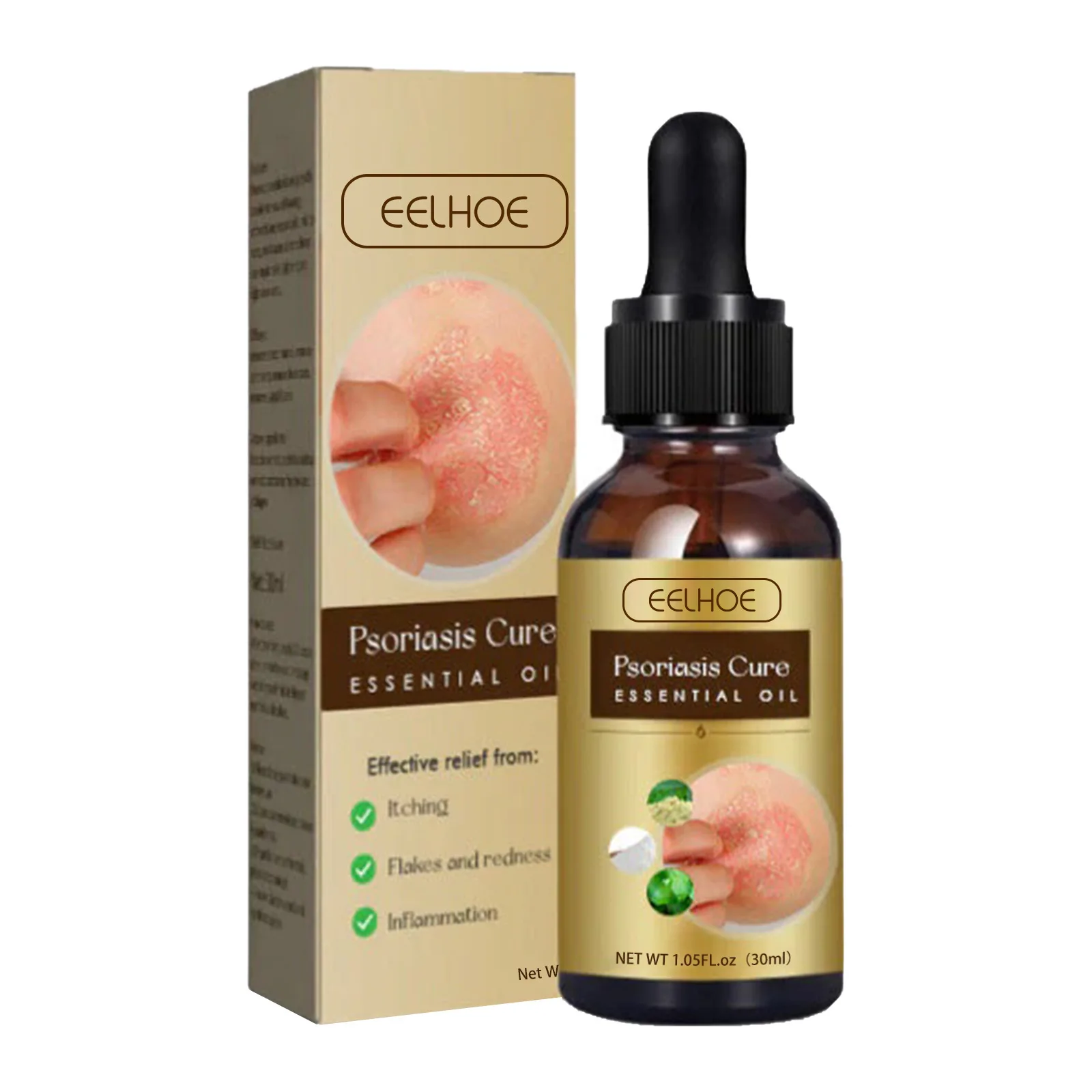 Eelhoe Private Label Skin Moss Repair Essential Oil Anti Itching Hand And Foot Skin Care Serum