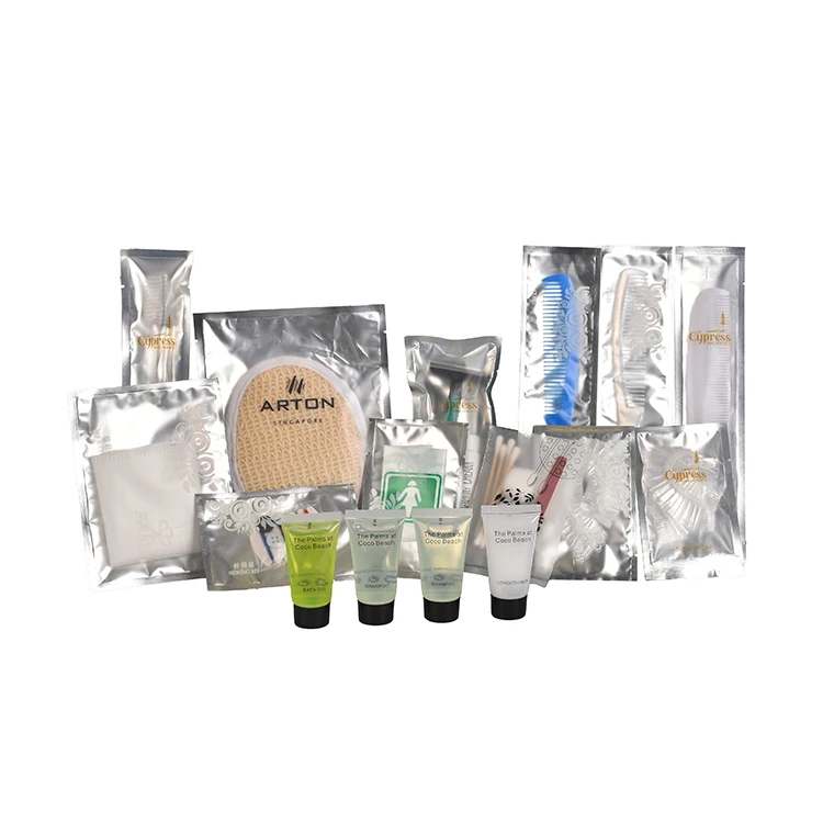 2024 new product customizable logo toiletry amenities set for hotel bathroom