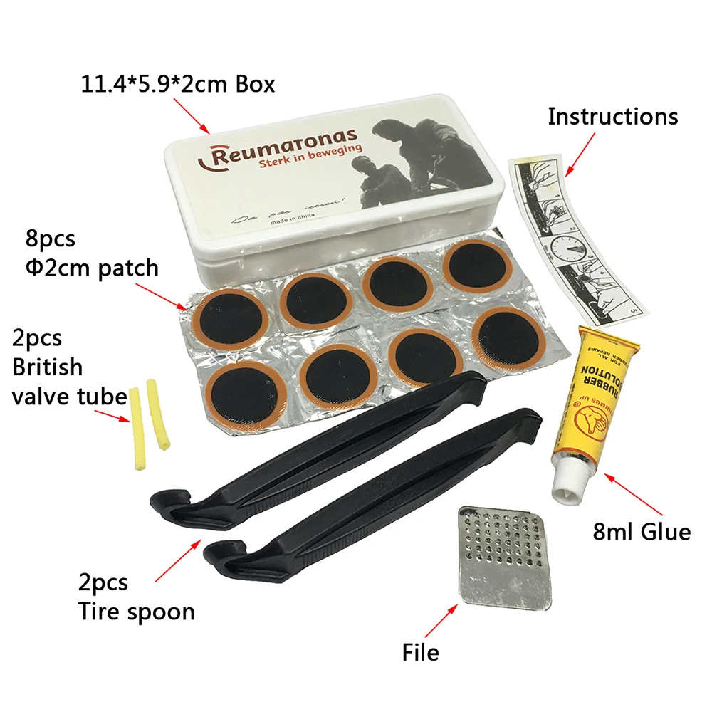 
Hot Selling Bike Bicycle Flat Tire Repair Kit Tool Set 