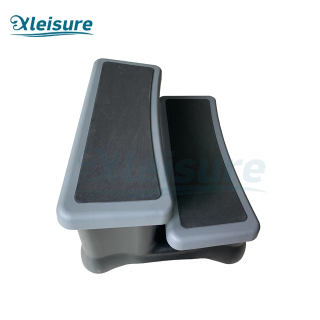 New arrival Toughened PP Custom 2-tier Hot Tub Spa Steps Plastic 36 Inch Swim Spa Ladders Anti - Slippery