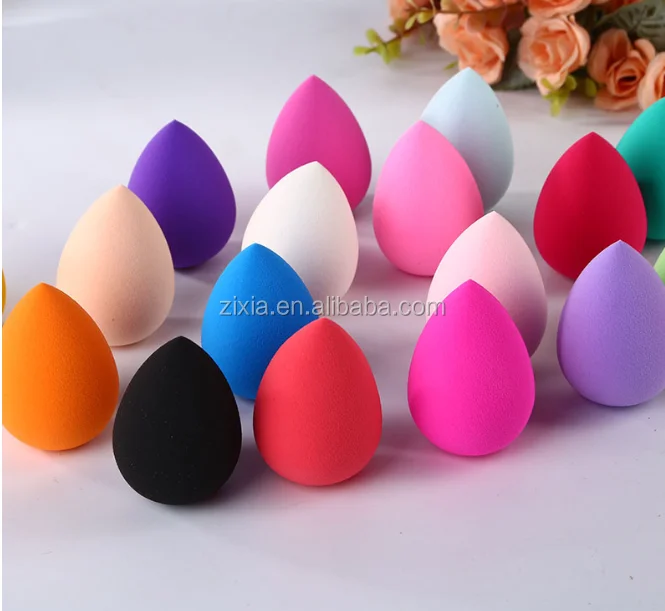 
wholesale makeup china cheap price tear drop makeup sponge opp bag packing cosmetic remover sponge 