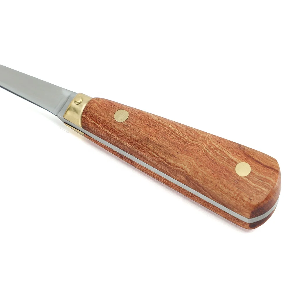 Premium Stainless Steel Wood Handle Seafood Tools Shucking Knife