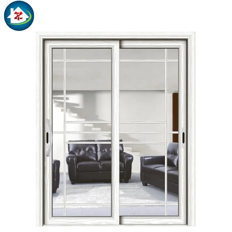 Conch brand large vinyl simple design triple glazed pvc black upvc white glass sliding doors and windows for houses