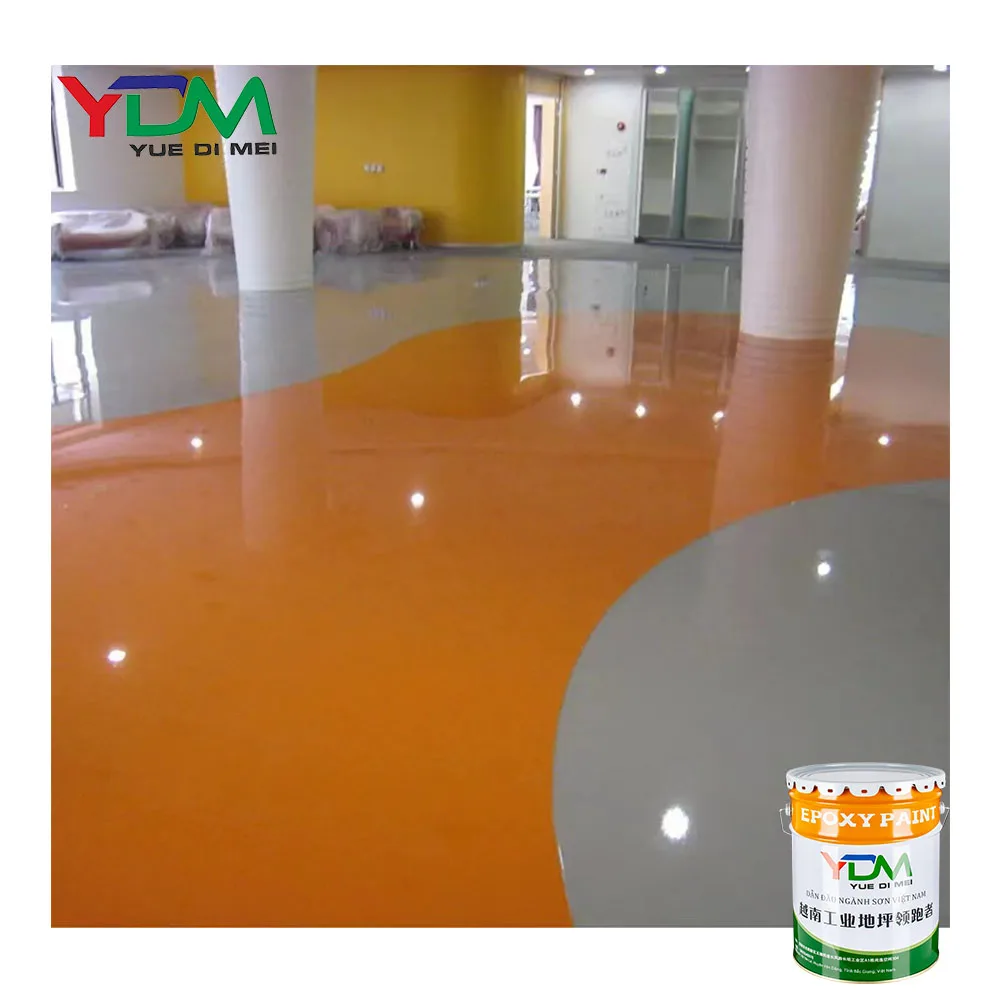 Industrial Use Self-Leveling Epoxy Resin Floor Paint Liquid Primer Concrete Flooring Road Marking Paint