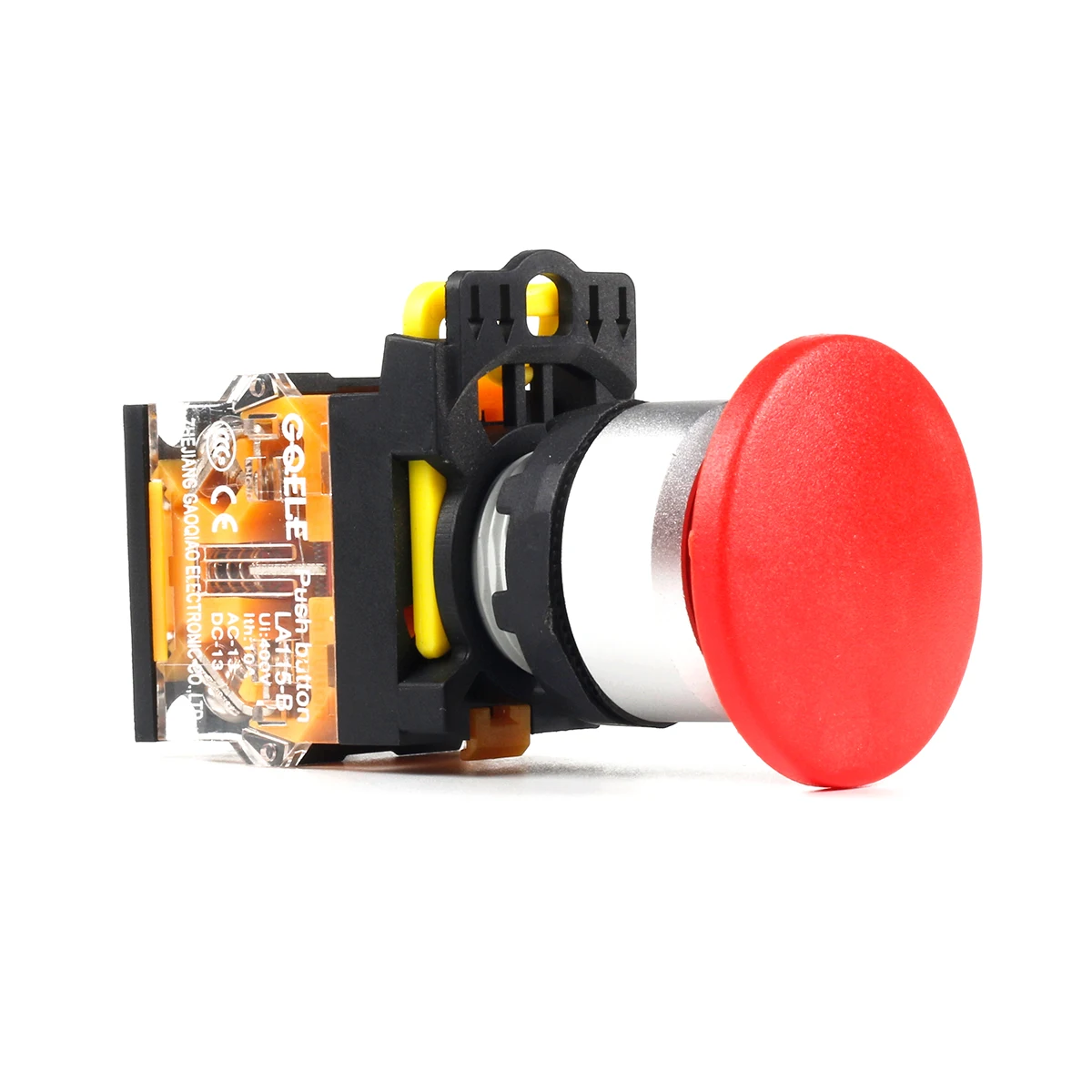 LA115-B2-11M mushroom button plastic push button switch CE