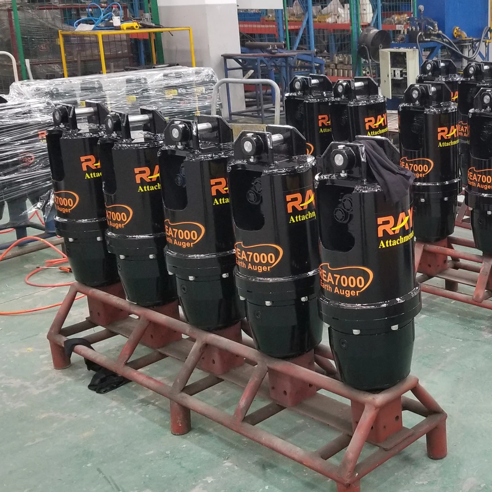 Auger attachment mini excavator hole digger hydraulic earth auger