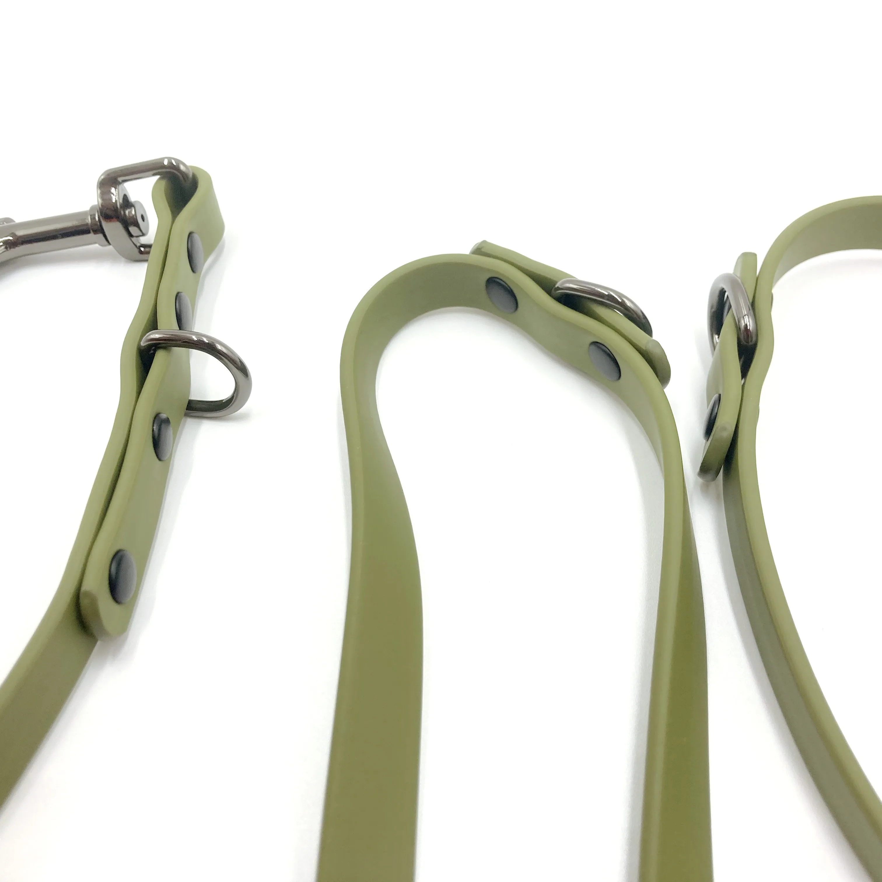 Custom eco-friendly PVC pet dog leash multi stage adjustment waterproof and antifouling pet dog traction rope