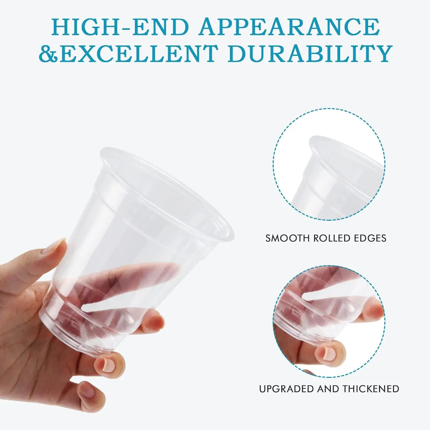 2024 Best seller Disposable PET Plastic Cold Coffee To Go Cup Food Grade Customized Logo Printing Coffee Cups with Sip Lids 16oz