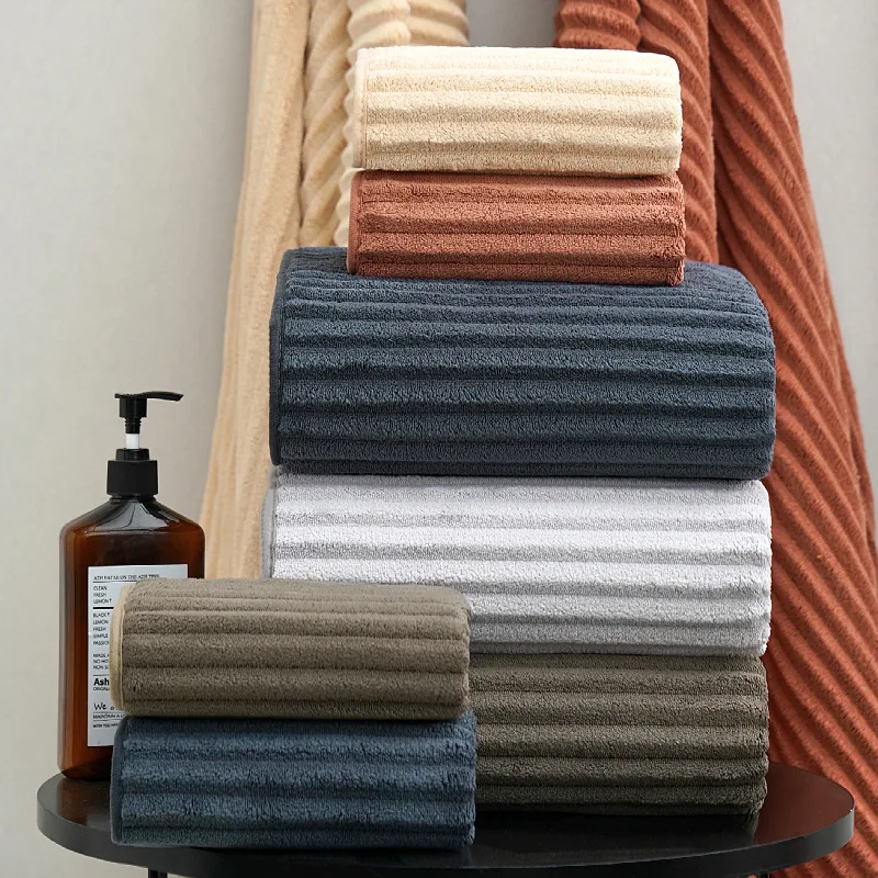 Ультра мягкие высоковпитывающие банные полотенца роскошный хлопковый набор для ванной собственный бренд плотное большое полотенце