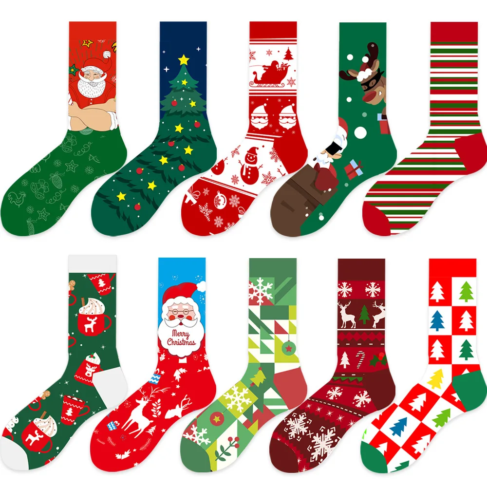 Wholesale funny DIY Bulk tube Plain white blank socks for sublimation