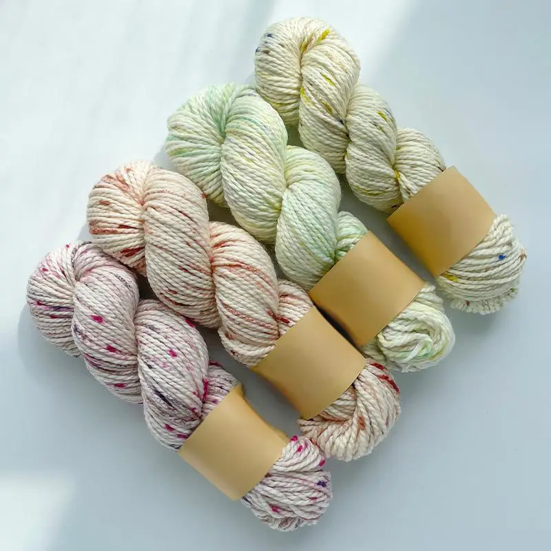 Wholesale Fancy Super Soft 100% Luxurious Merino Wool Yarn For DIY Hand Knitting And Crocheting