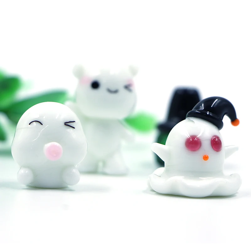 Murano Glass Wholesale  Mini Figurine Art Glass Handmade Ghost  Craft Sculpture Art Statue Decorative