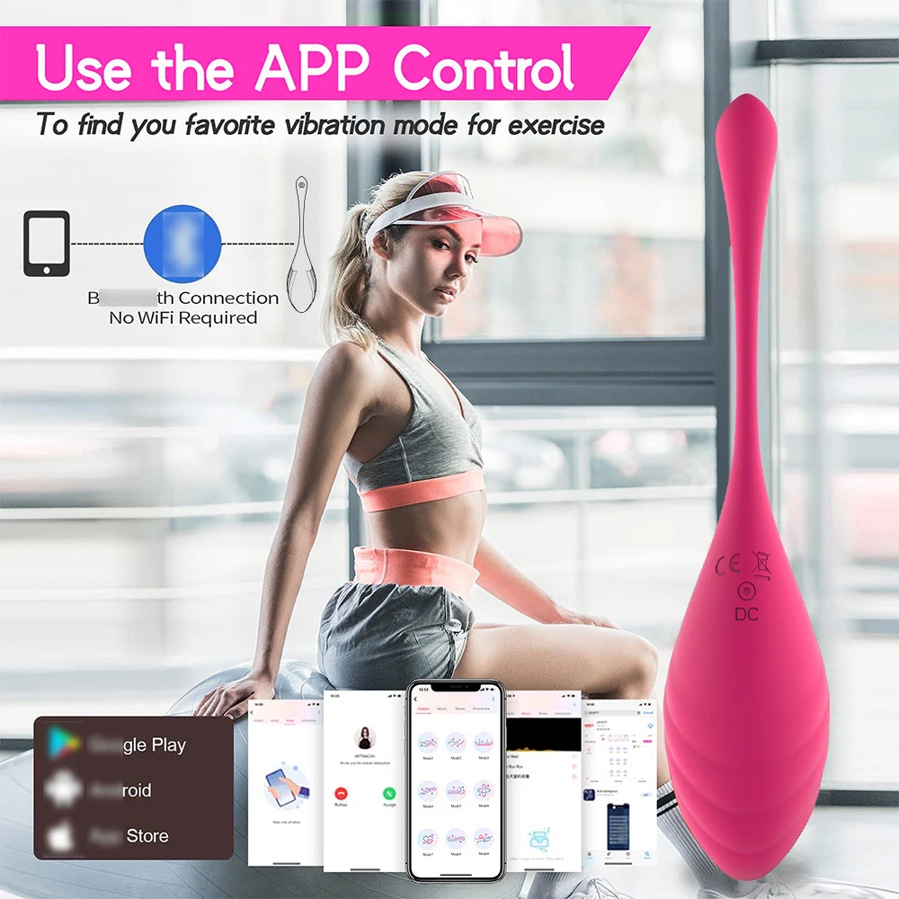 10 Frequency Wireless Remote Control Vibrator App Masturbation Wearable Massager Female Erotica Sex Toys