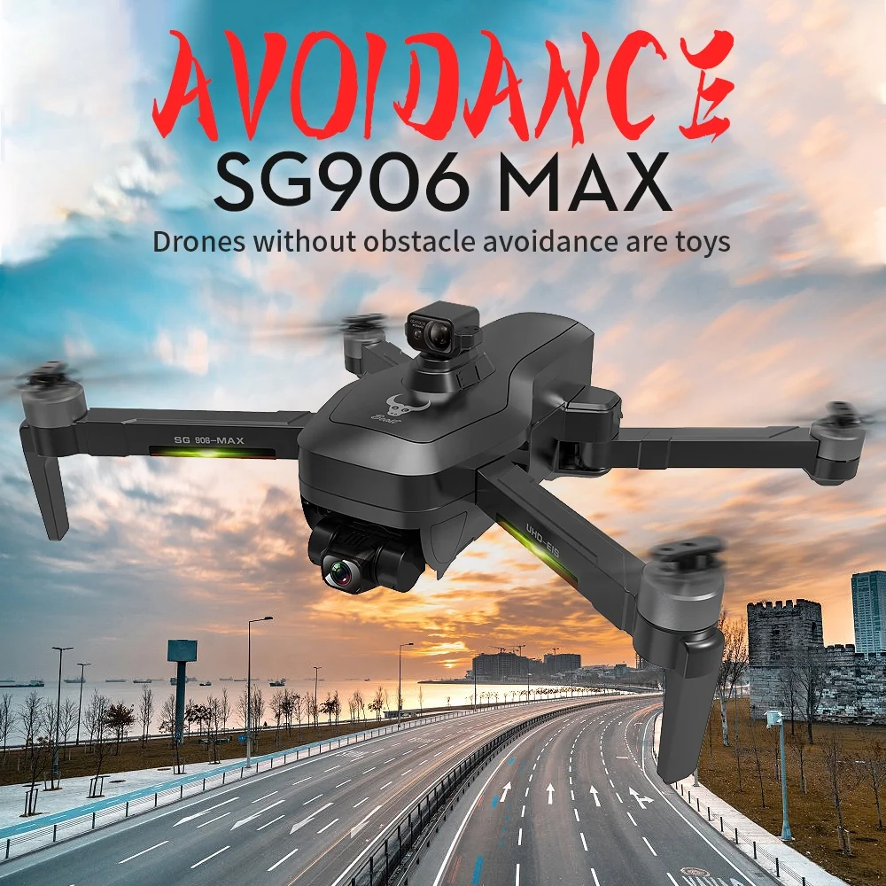  2021 ZLL Beast3 SG906 MAX 3-осевому гидростабилизатору drone с камерой GPS RC Drone 4K обходом