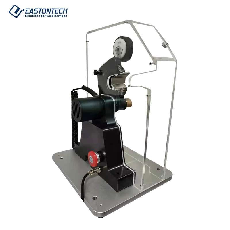 EW-1625 Automatic corrugated hose tape winding machine automotive wiring harness wrapping tape machine