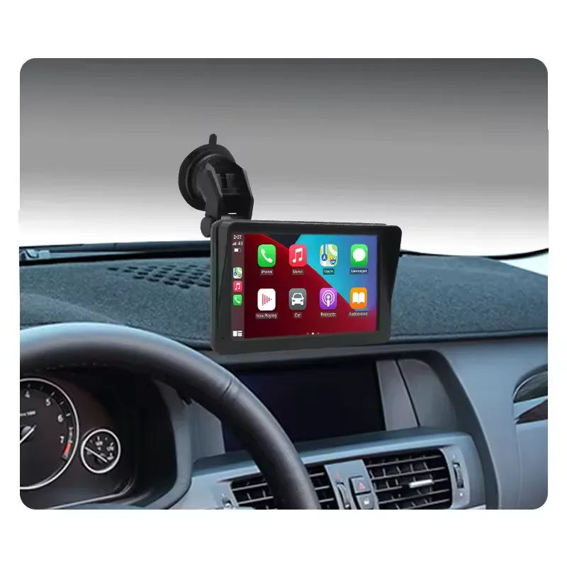 High end 7 Inch Portable Car GPS Navigation Wireless Carplay/Android Auto Mirror Link Car MP5 Player with BT Car MP5 Radio