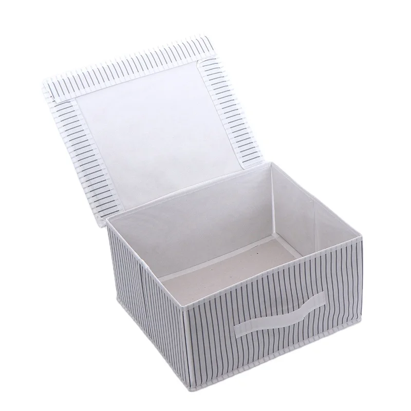 
Оптовая продажа, Высококачественная Нетканая корзина для хранения с принтом, домашняя декоративная складная коробка для хранения одежды 