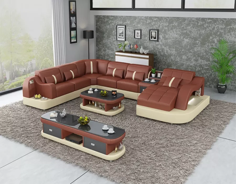 Luxury modern outdoor furniture lounge sofa set luxury with italian sofa set living room furniture armchair leather