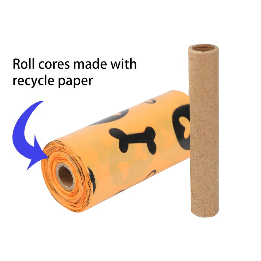 16 Rolls Pet Poop Bags with Dispenser Cat Poop Garbage Bag for Dogs Leak-proof Puppy Waste Dog Poop Bags Drop Shipping Wholesale