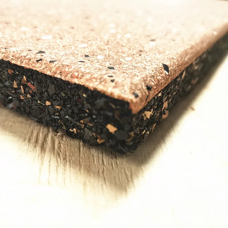 China factory sell good quality 15mm-30mm thick EPDM rubber tile waterproof gym carpet floor