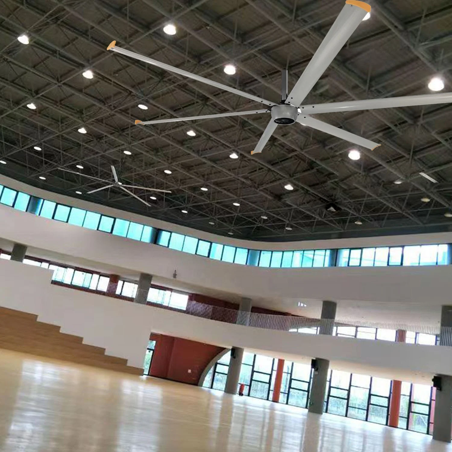 Sports Center 16ft 22ft 24ft feet foot Big ass Industrial HVLS ceiling fan with remote