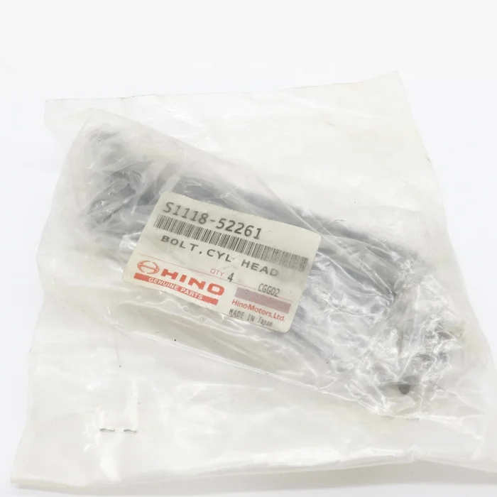 Cylinder Head Bolt For Diesel Engine J05E J08E Excavator Engine S1118-52261 S111852261