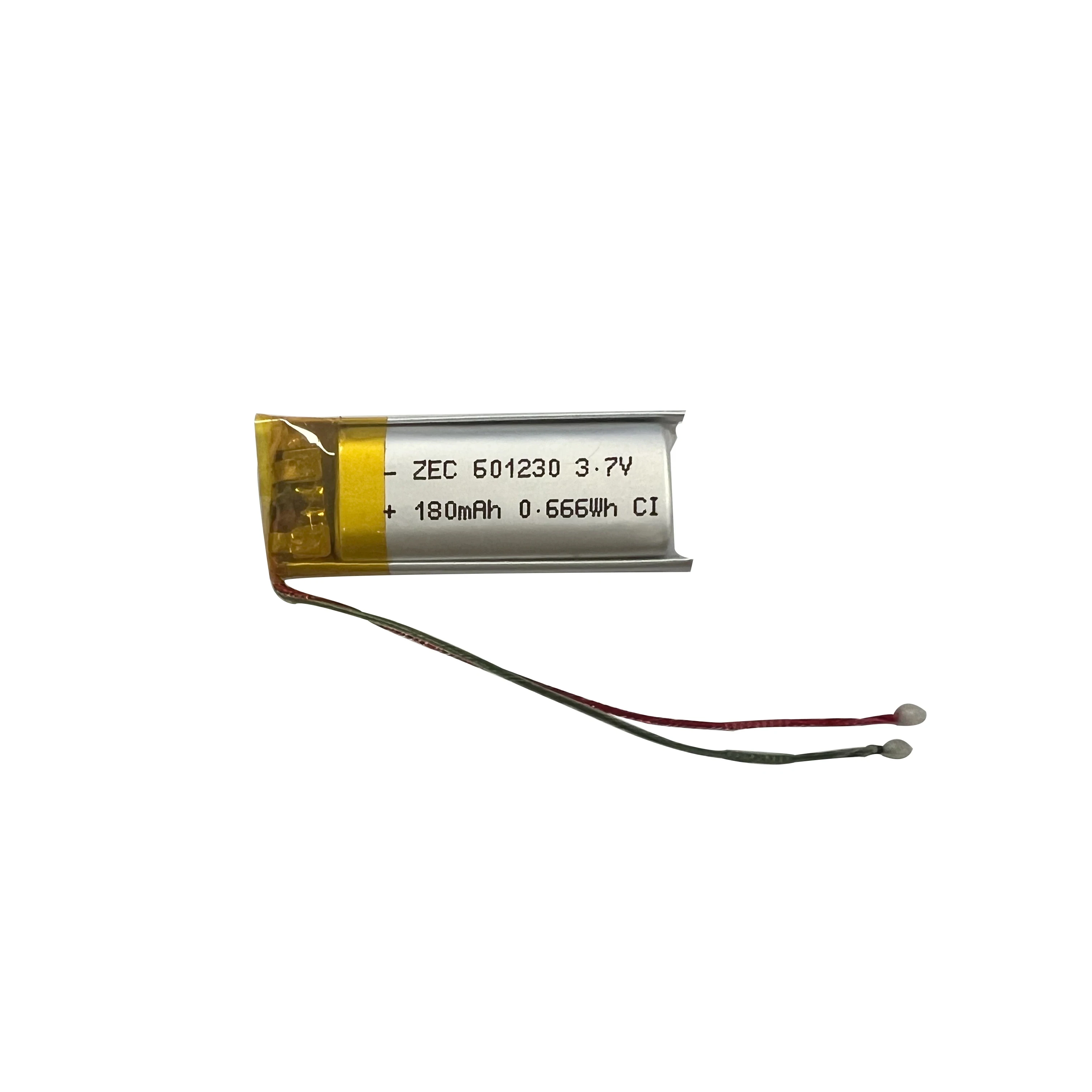 601230-3. 7v-180mah перезаряжаемая литиевая полимерная батарея достаточной емкости для игрушек