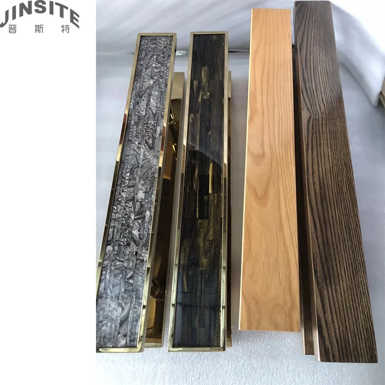 large vintage antique luxury aluminum black door pull  handle for wood door