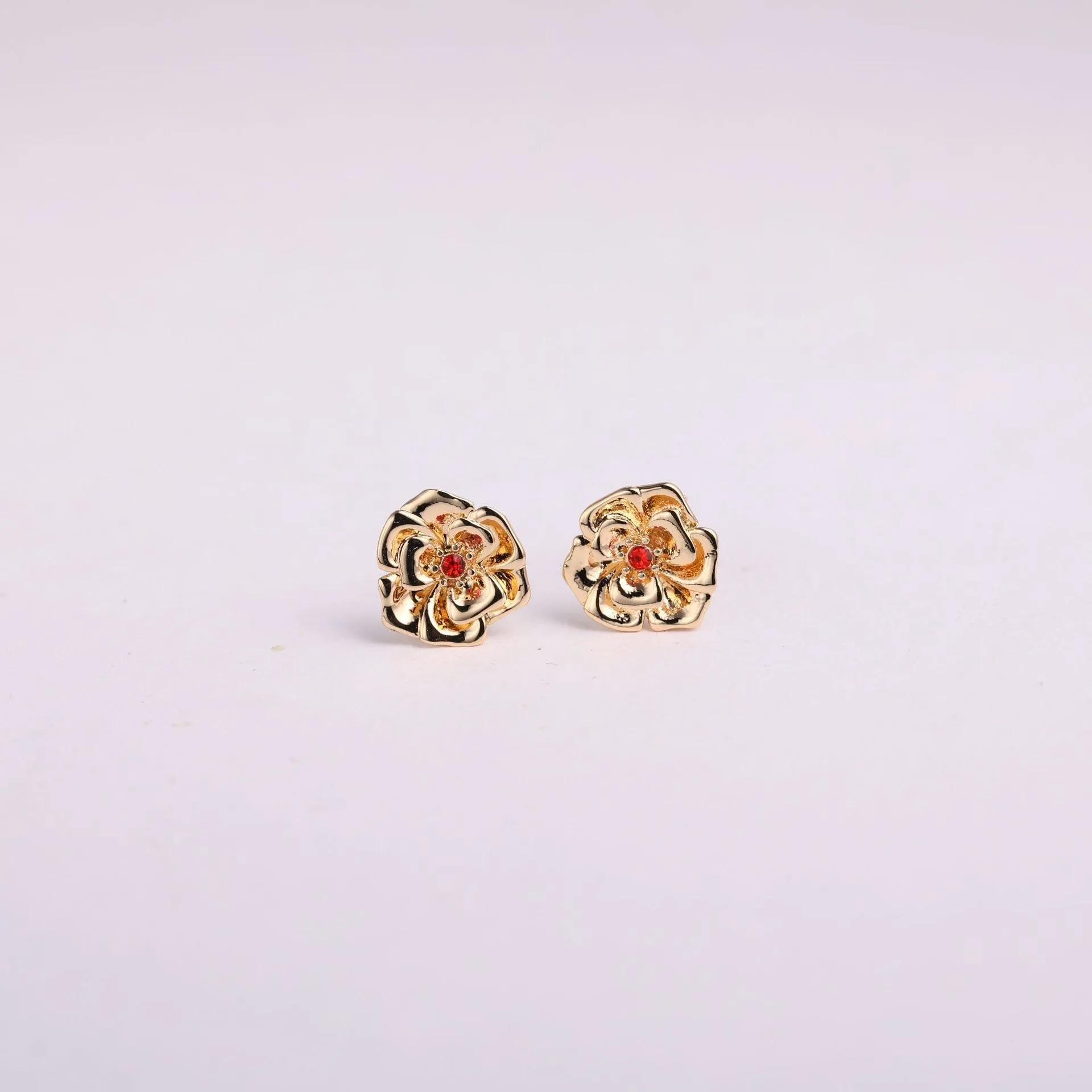 Luxury Jewelry 12 Zodiac 18k Gold Natural Birthstone Flower Charm Pendant Bracelets Necklaces Earrings Set  For Women Girls