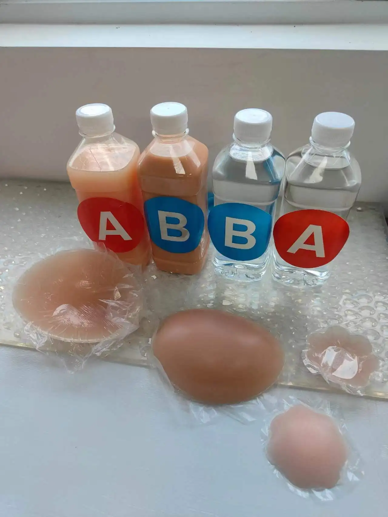 Silica gel specialty store Soft Silicone Rubber Liquid Glue To Paste Invisible Bra Reusable
