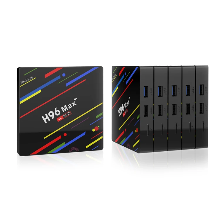 Лучшая цена H96 max Plus RK3328 4 Гб ОЗУ 64 ПЗУ android 8 1 2 4g 5g двойной Wi-Fi ТВ-приставка H96max plus